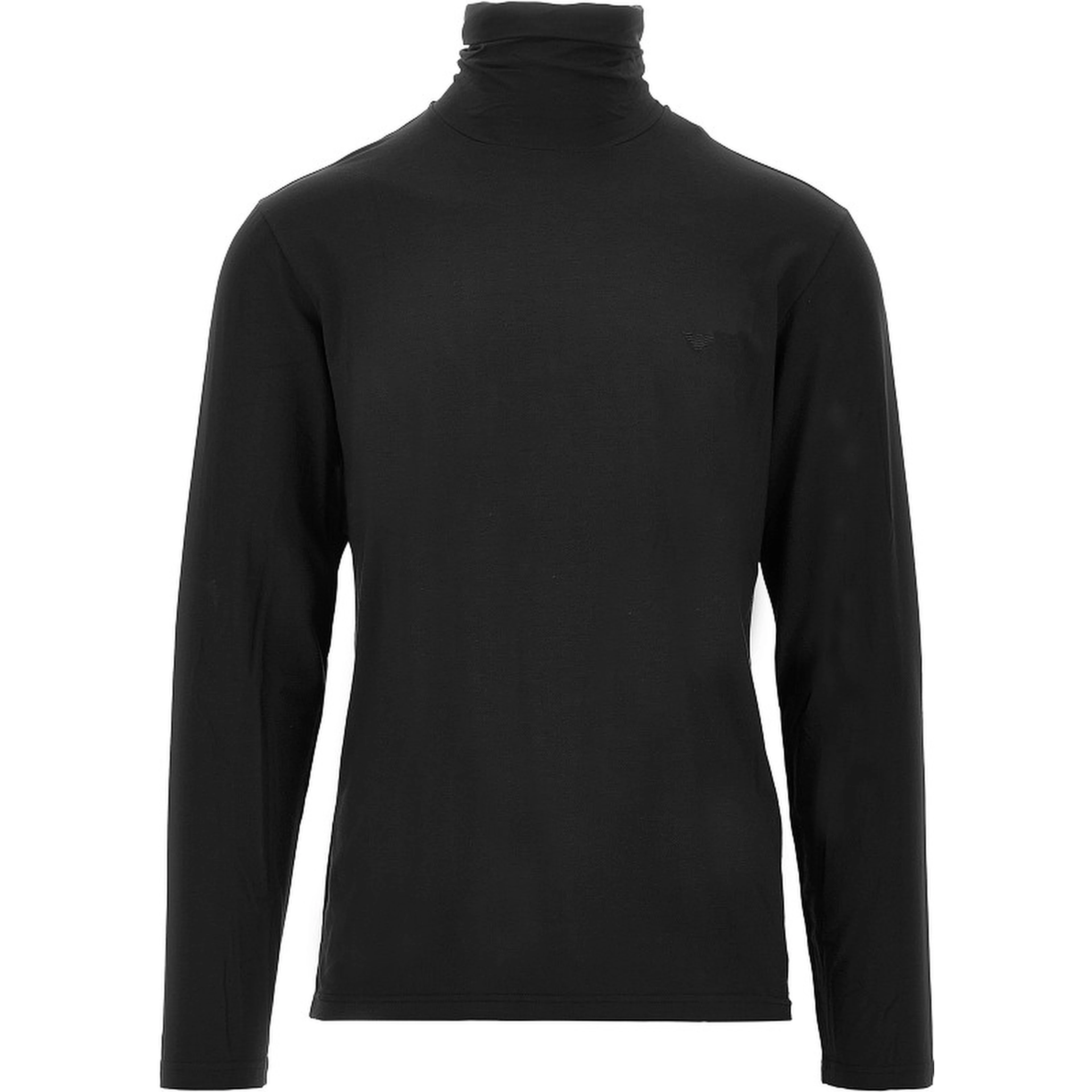 Stretch jersey turtleneck top