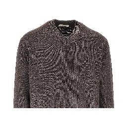 Upcycled cashmere V-neck sweater