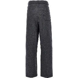 French terry straight leg pants