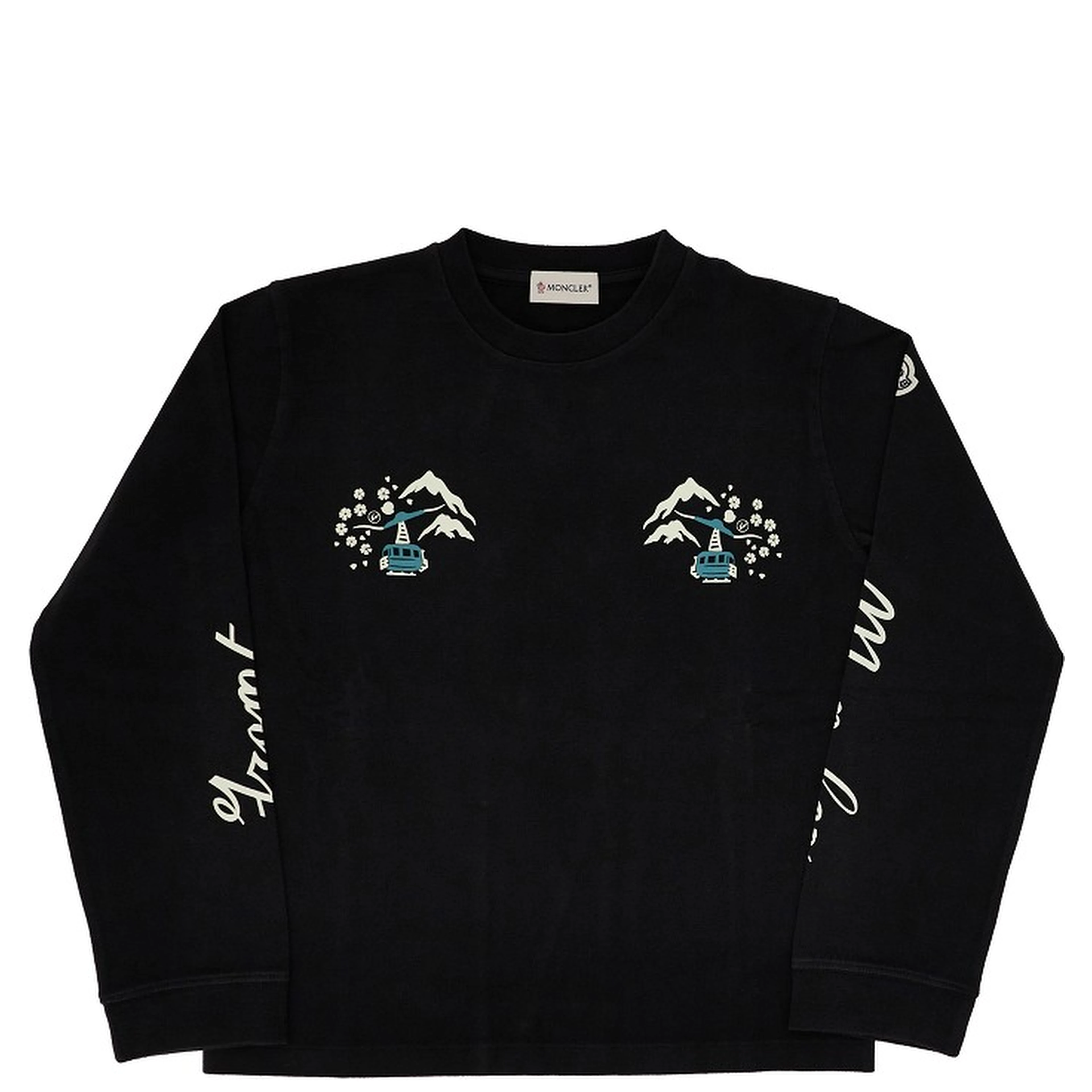 Long-sleeved printed T-shirt
