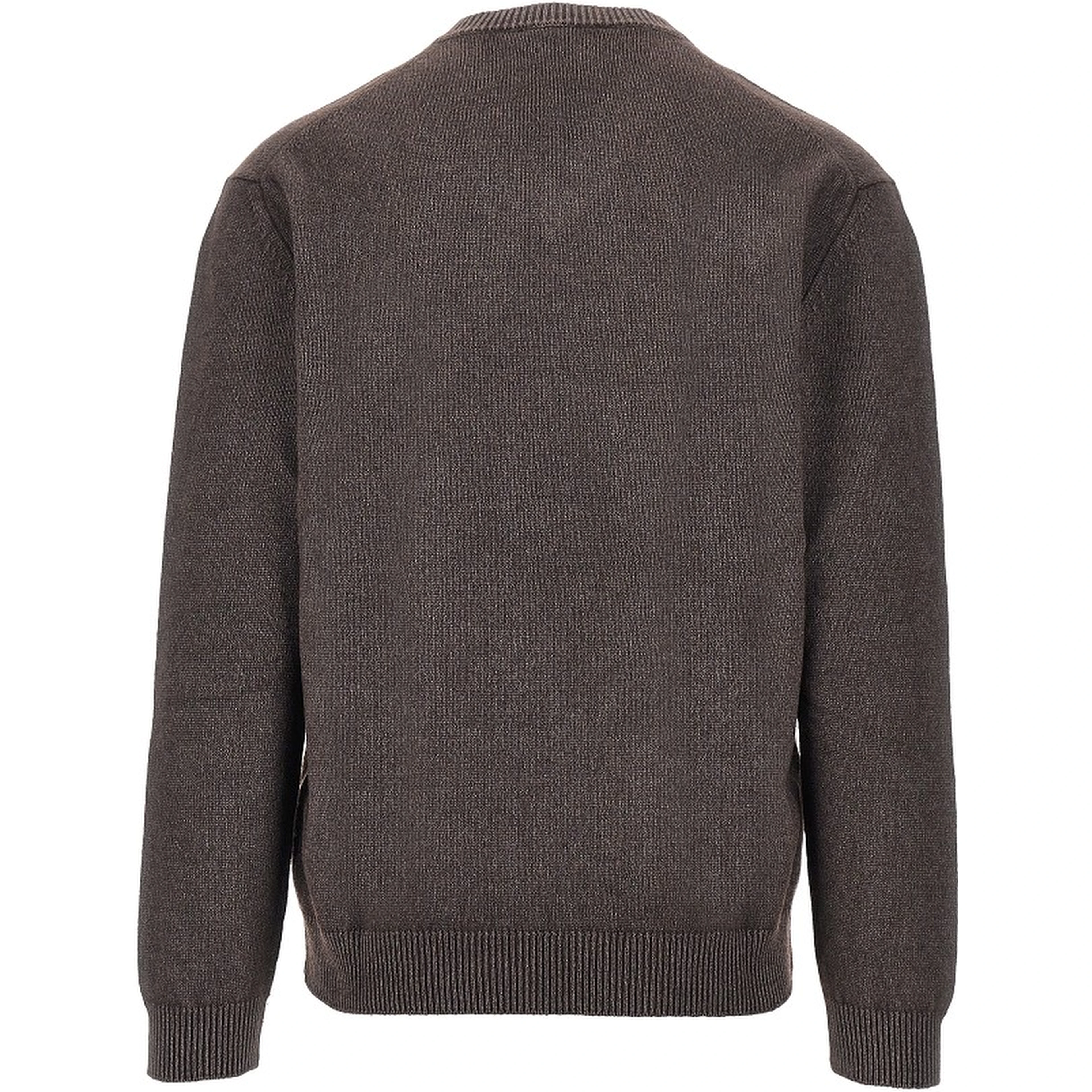 Upcycled cashmere V-neck sweater