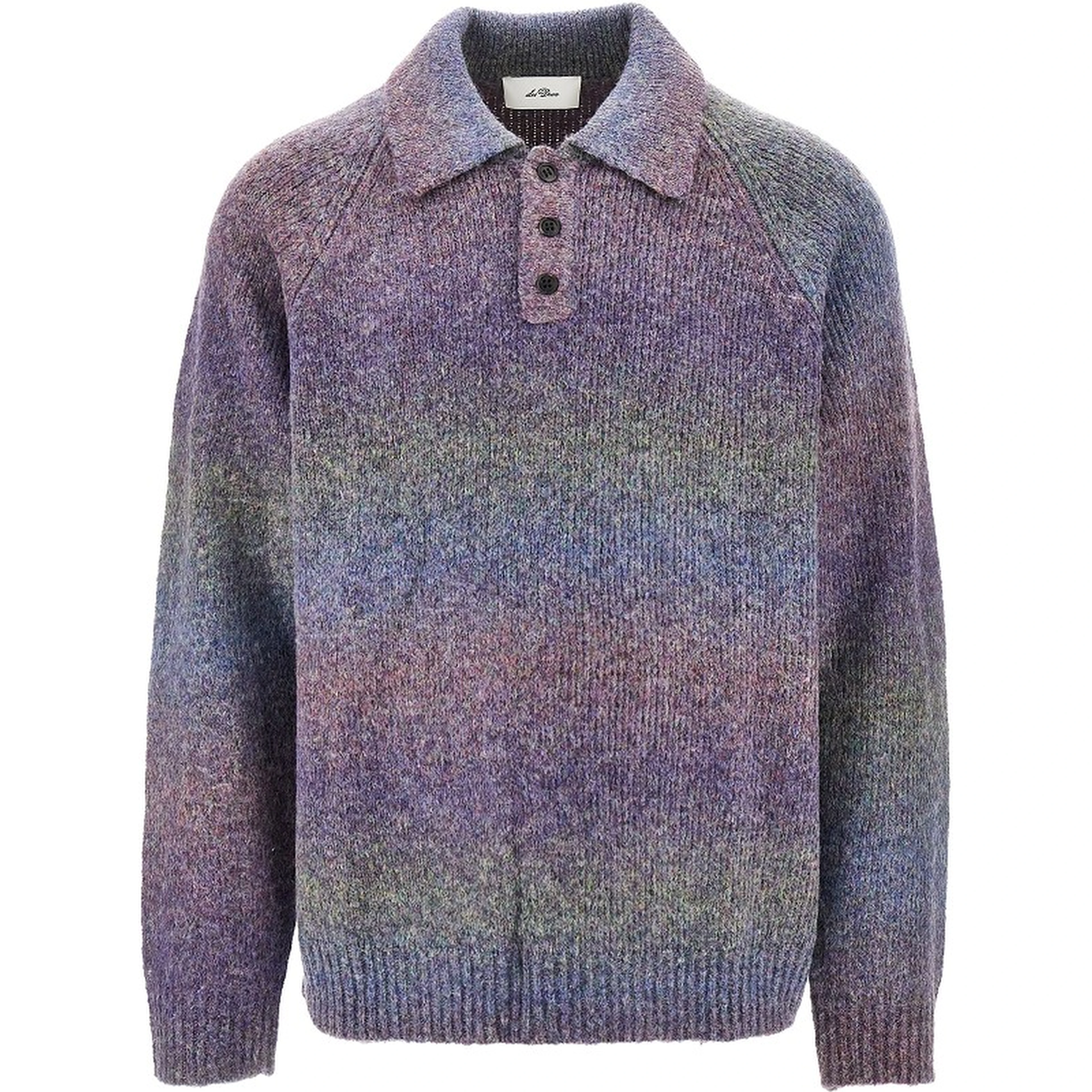 Gradient knitted polo