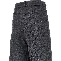 French terry straight leg pants