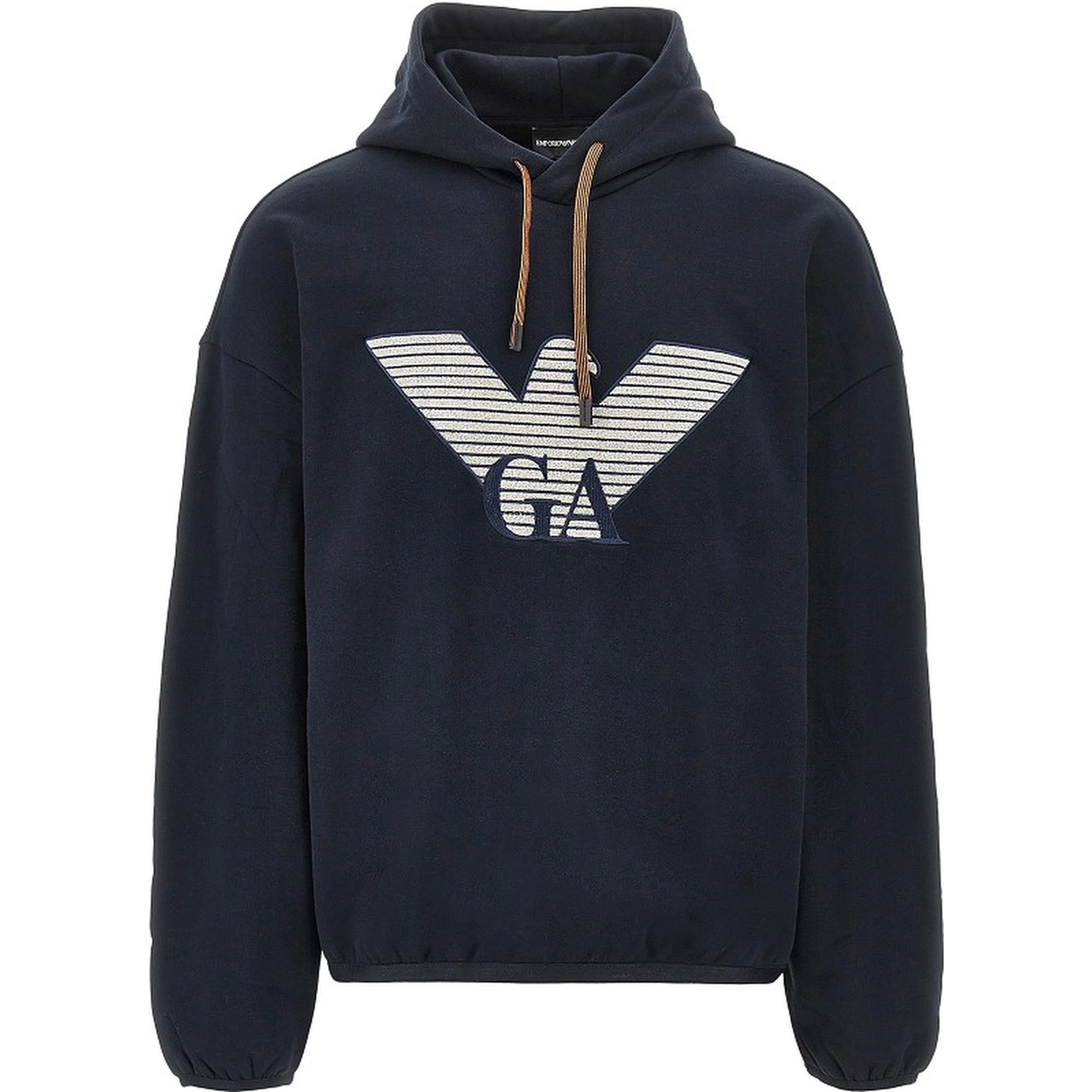 Cotton and silk hoodie
