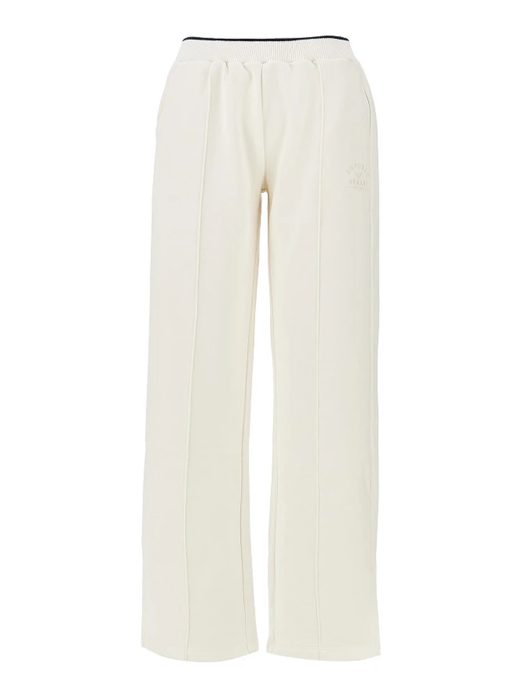Wide-leg jersey pants