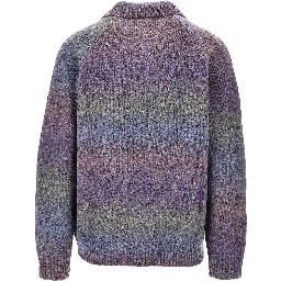 Gradient knitted polo