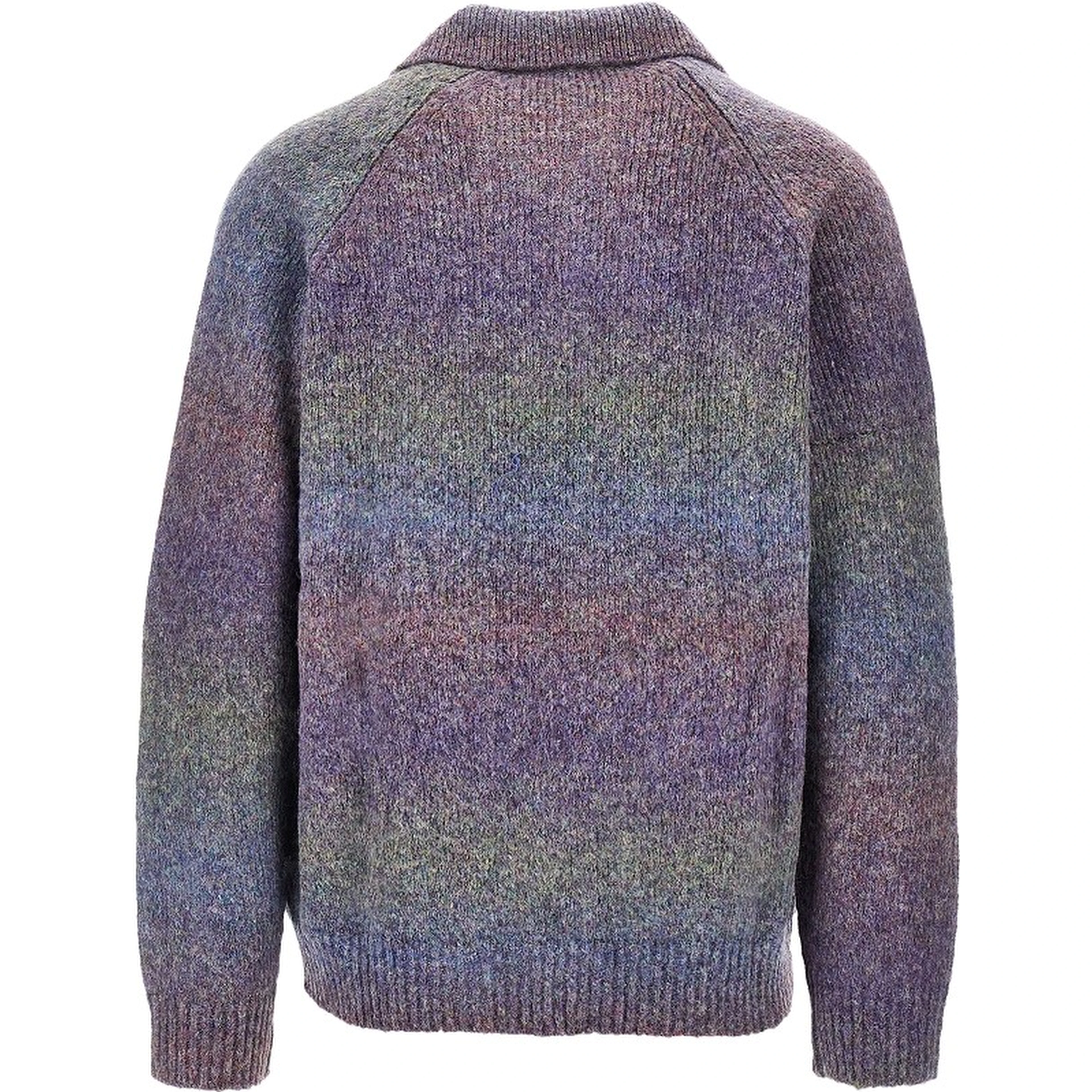 Gradient knitted polo