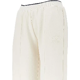 Wide-leg jersey pants