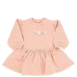 Embroidered horses mini dress