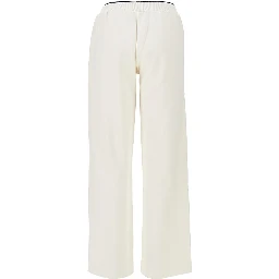 Wide-leg jersey pants