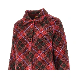 'Dylan' check cashmere shirt