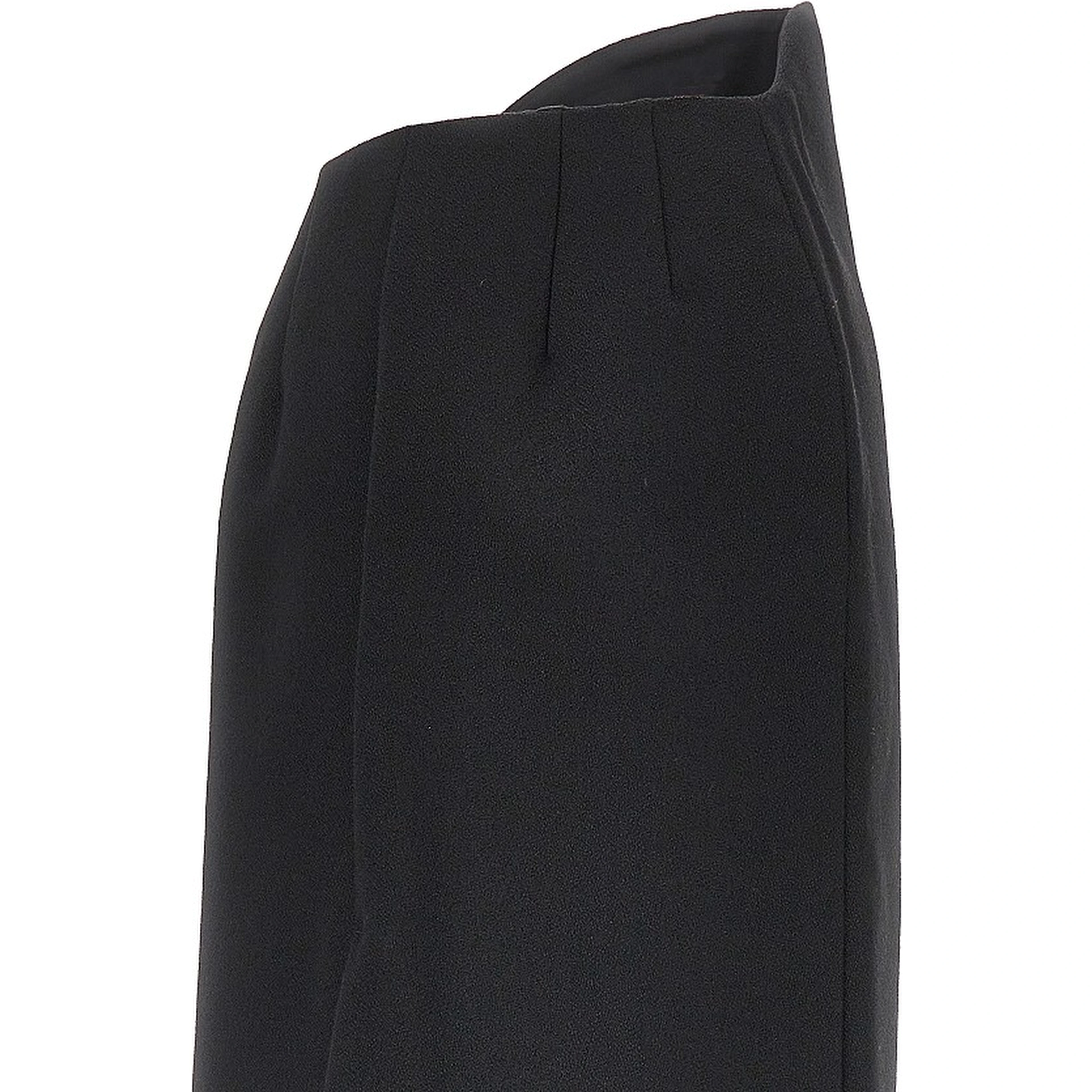 Sablé wool midi skirt