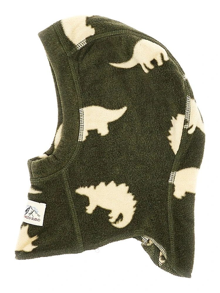 Fleece balaclava with Dinosaurs motif