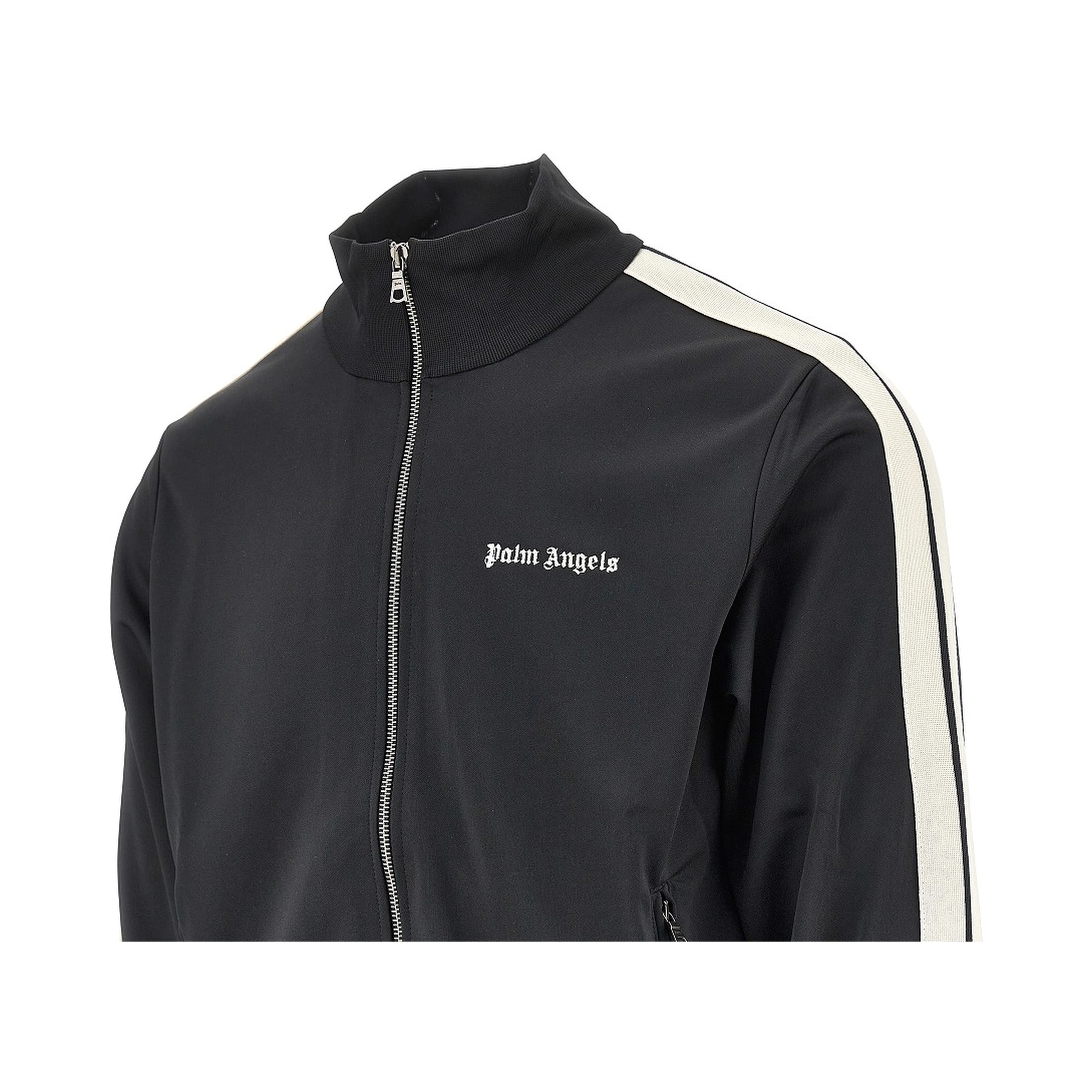 Track jacket with logo embroidery