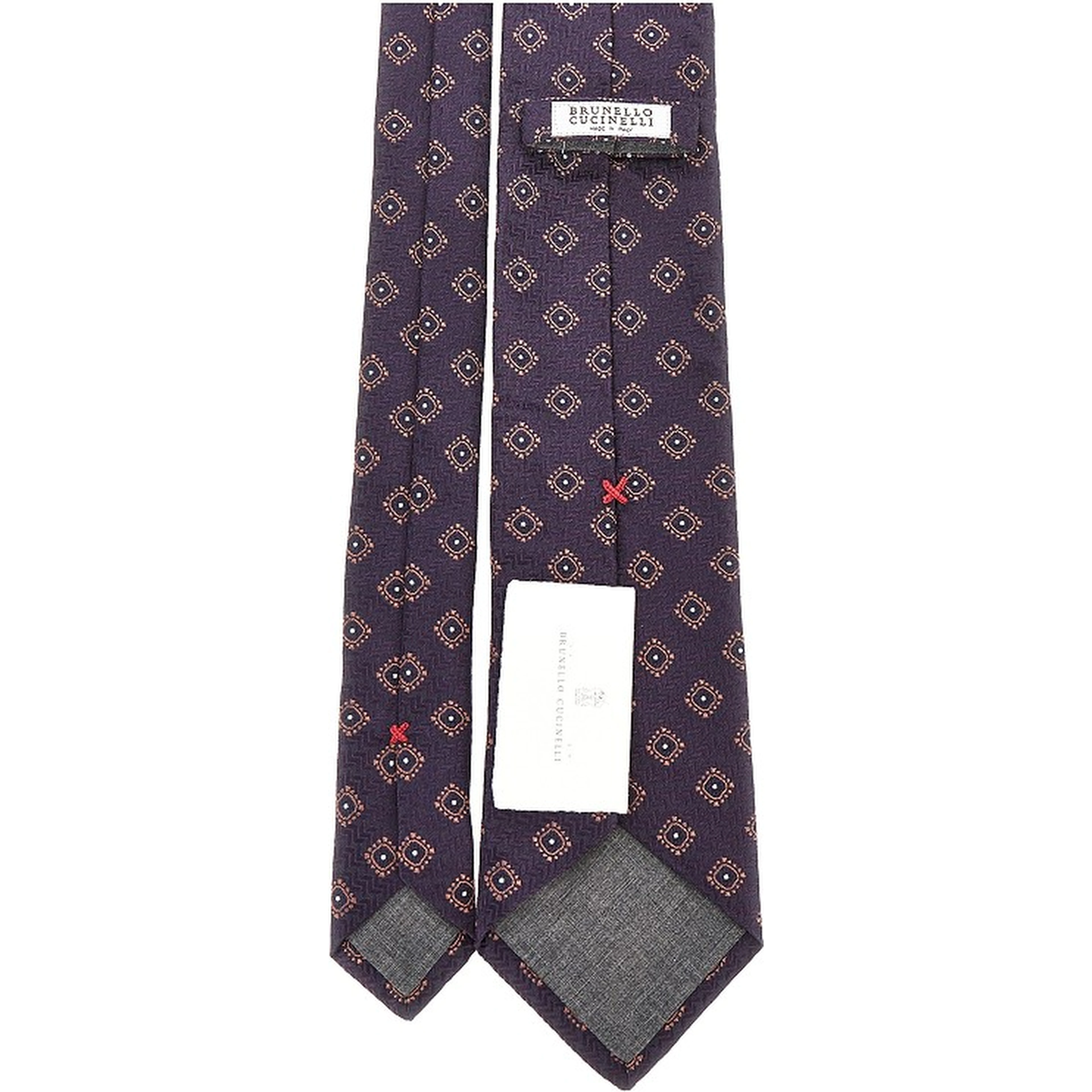Jacquard silk necktie