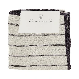 Jacquard silk pocket square