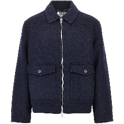 'Hamblin' wool-blend cloth jacket