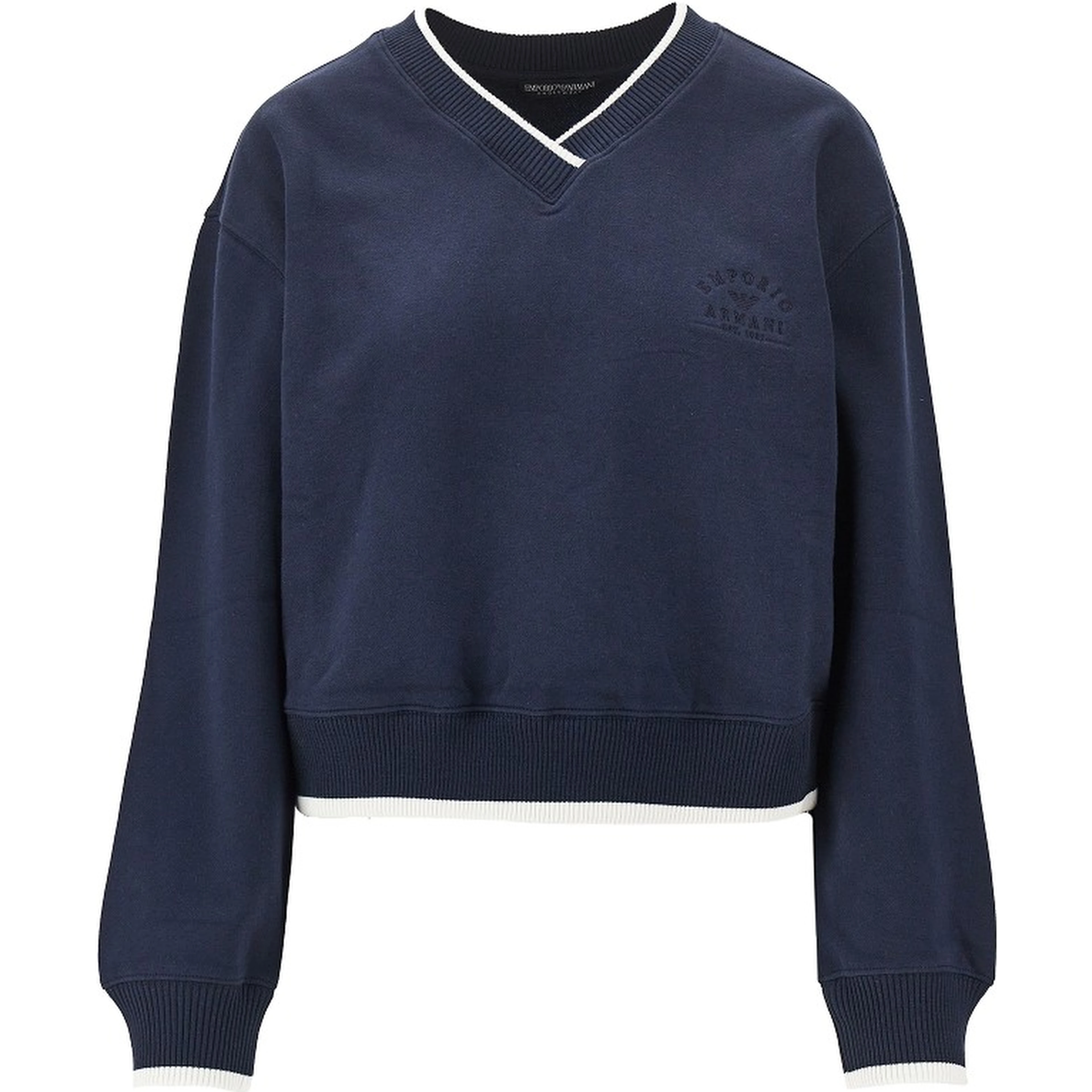 V-neck sweatshirt