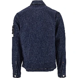 Indigo Denim-Rinsed overshirt