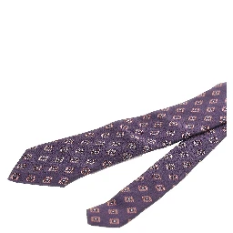 Jacquard silk necktie