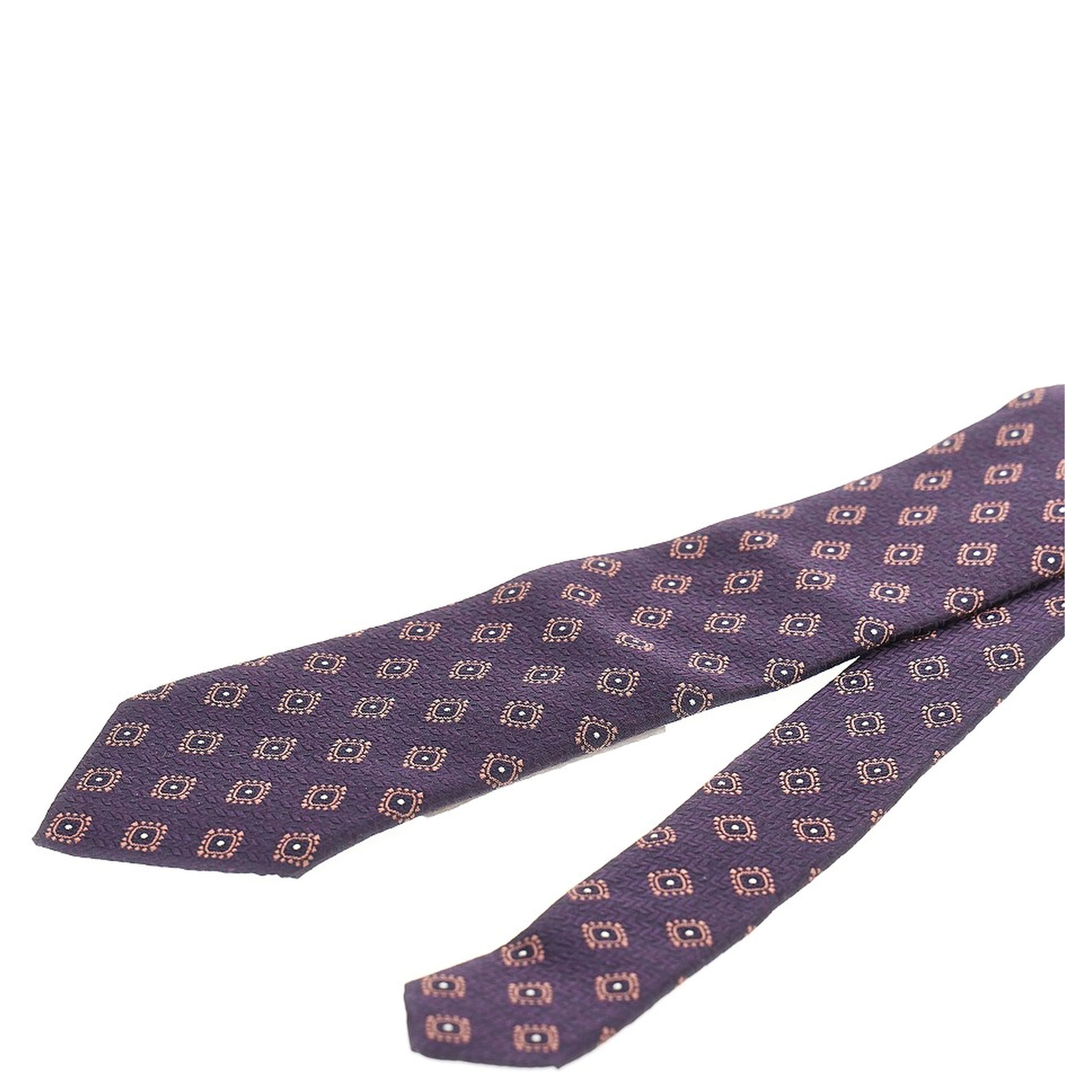 Jacquard silk necktie