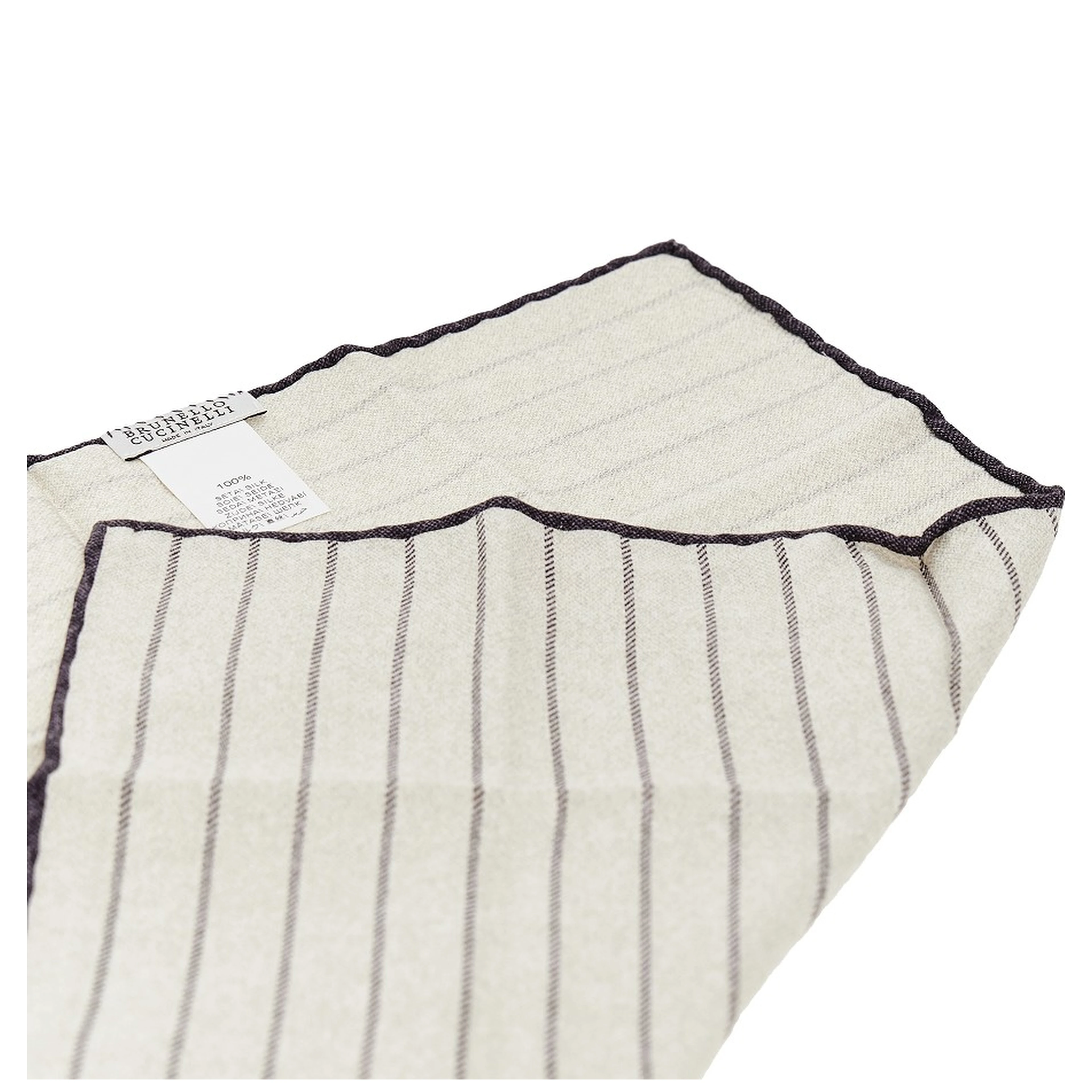 Jacquard silk pocket square