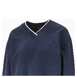 V-neck sweatshirt