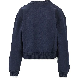 V-neck sweatshirt