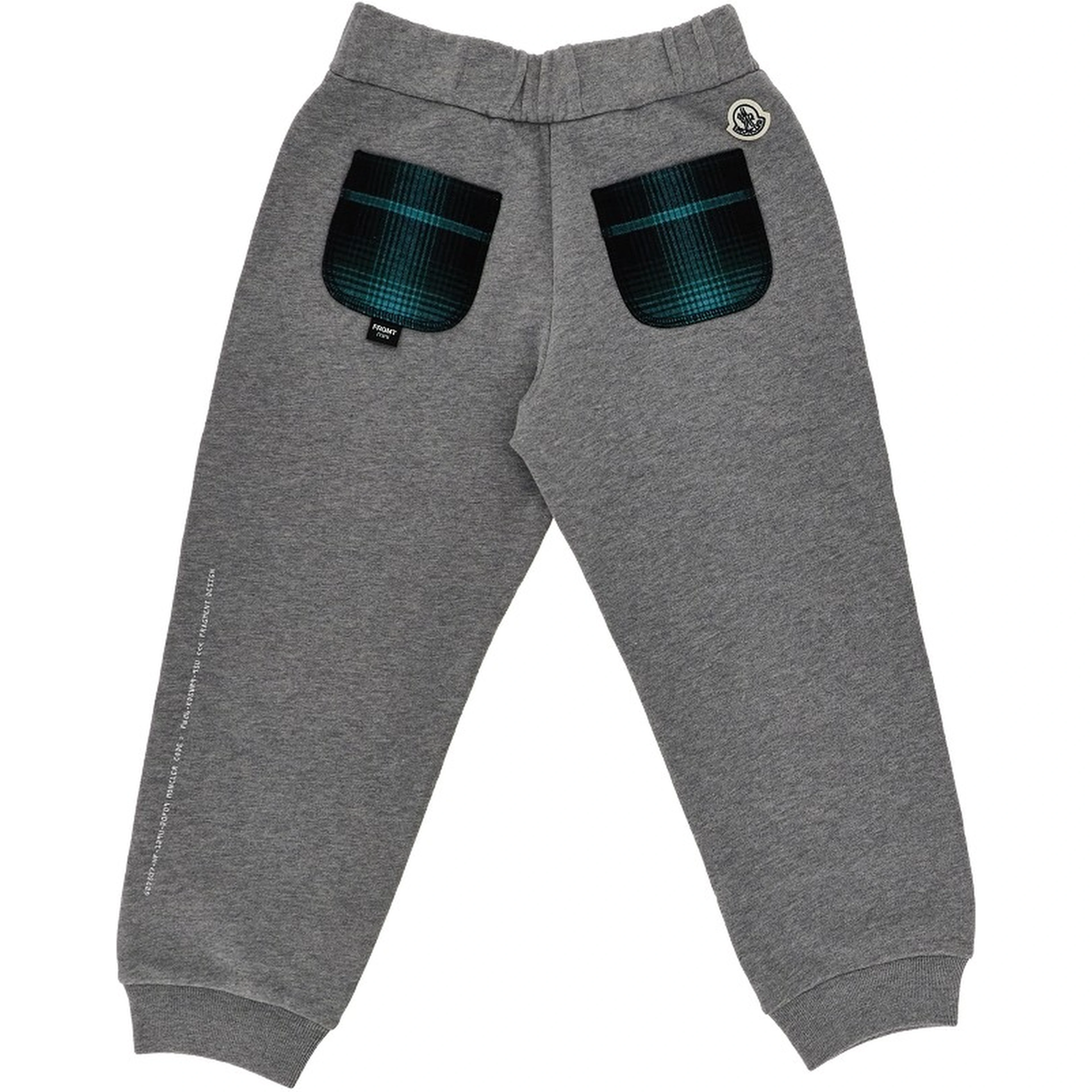 Sweatpants with check pockets