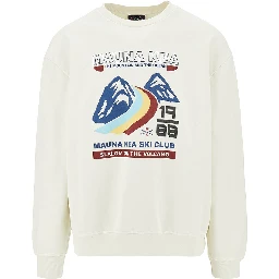 'Slalom on the volcano' crewneck sweatshirt