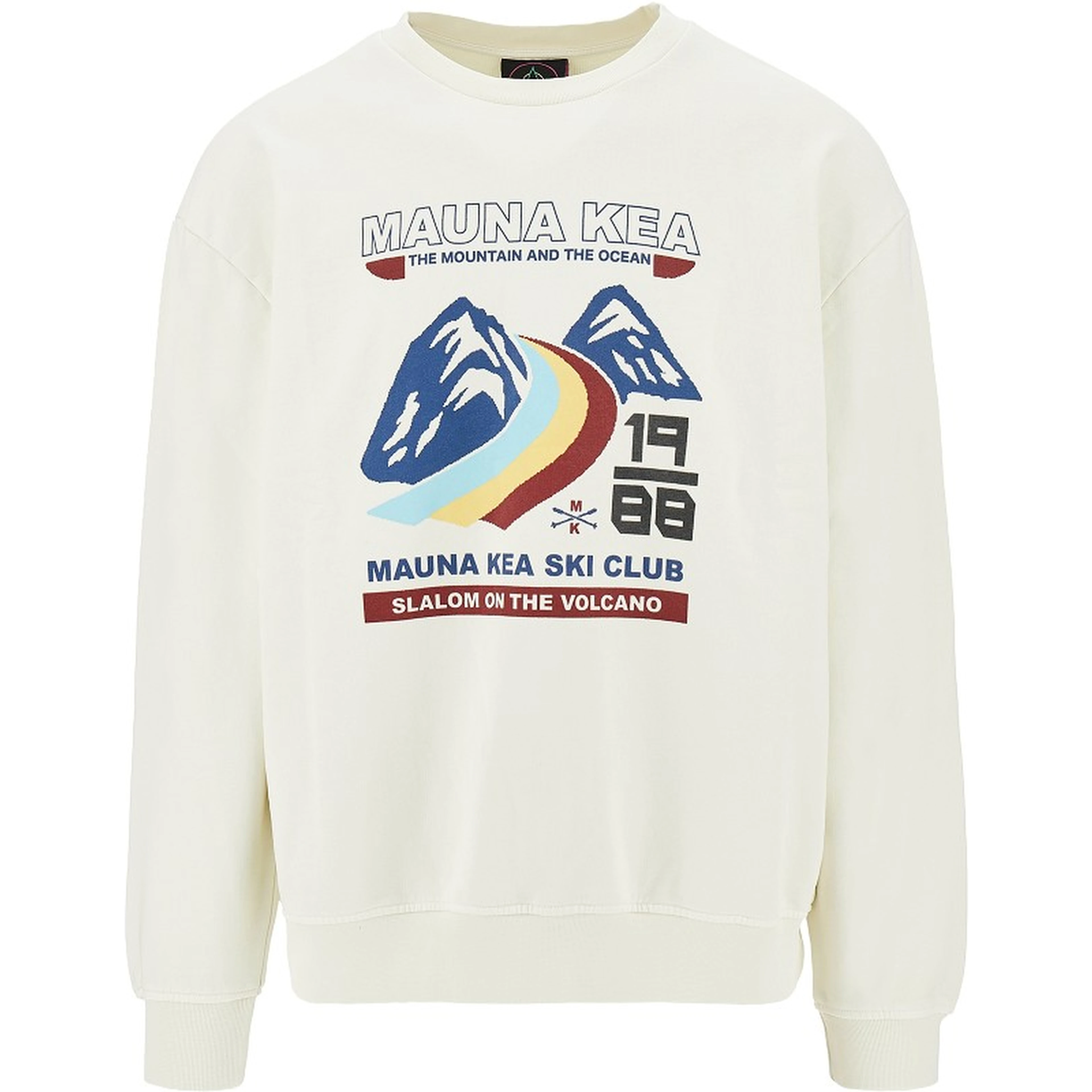 'Slalom on the volcano' crewneck sweatshirt