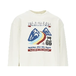 'Slalom on the volcano' crewneck sweatshirt