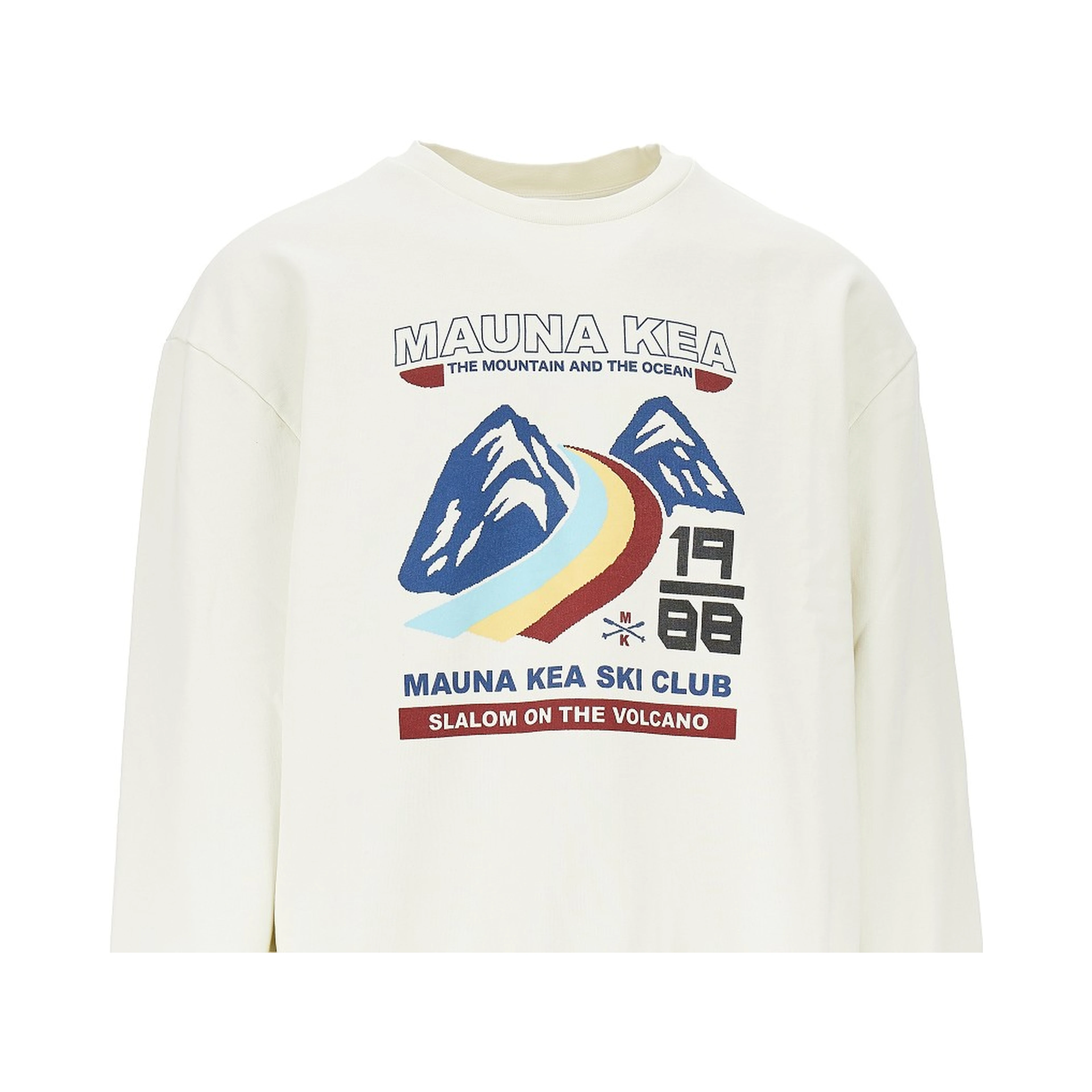 'Slalom on the volcano' crewneck sweatshirt