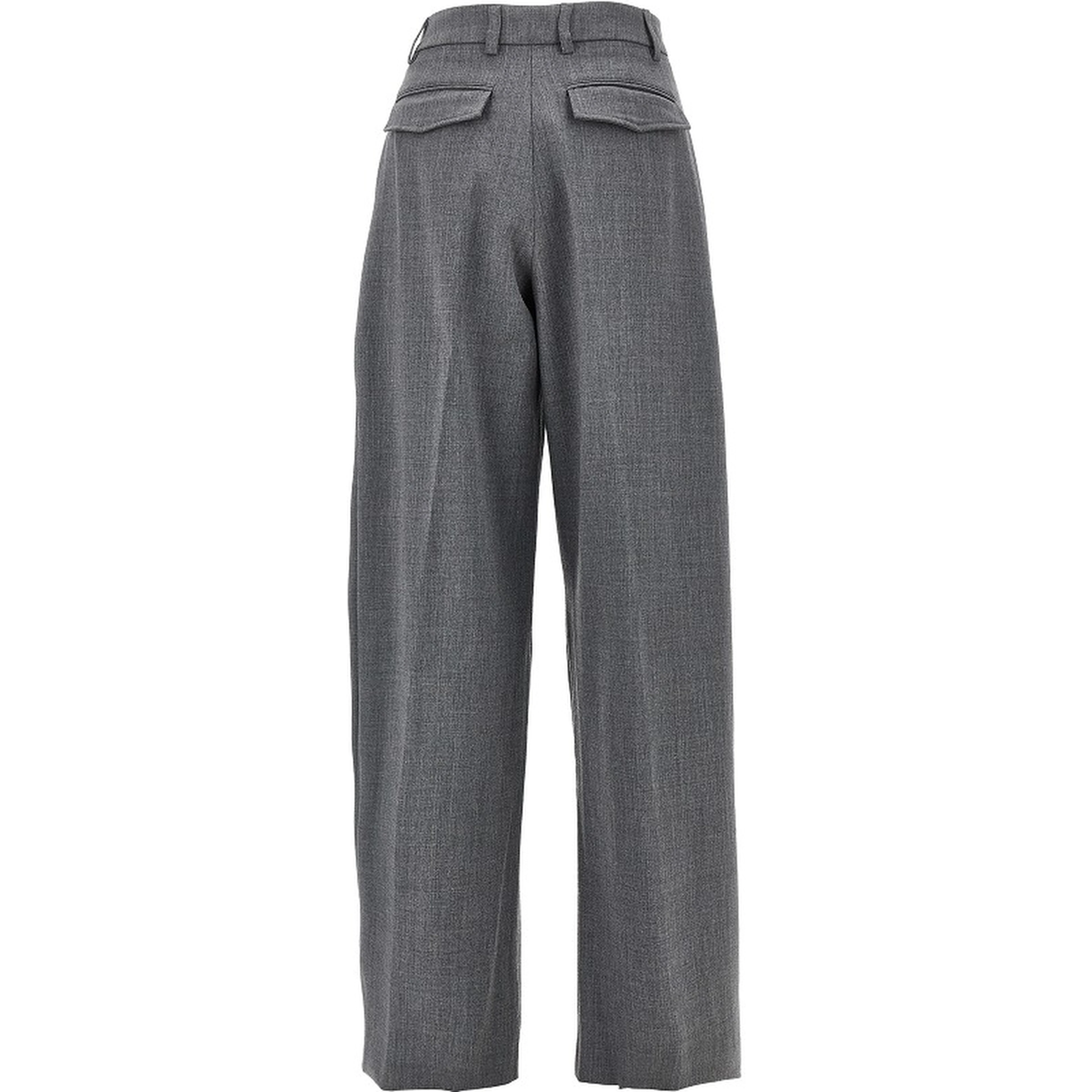 'Billie' wide-leg wool-blend pants