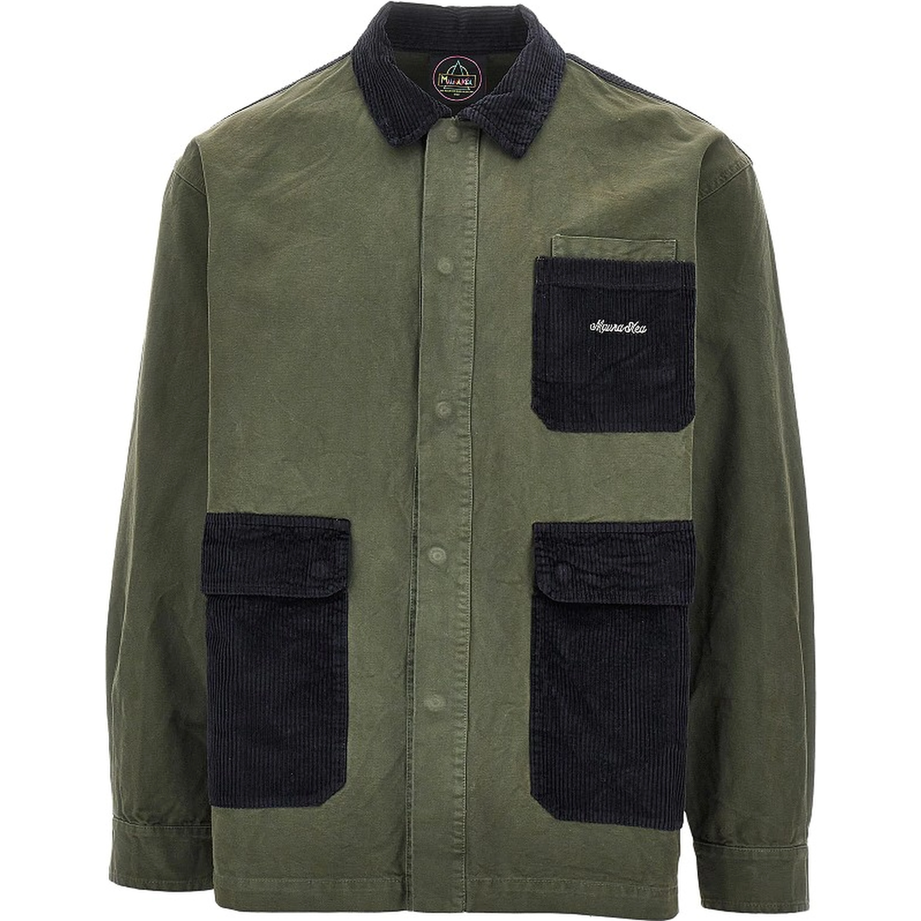 Canvas and corduroy saharienne jacket