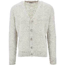 Alpaca and cashmere blend cardigan