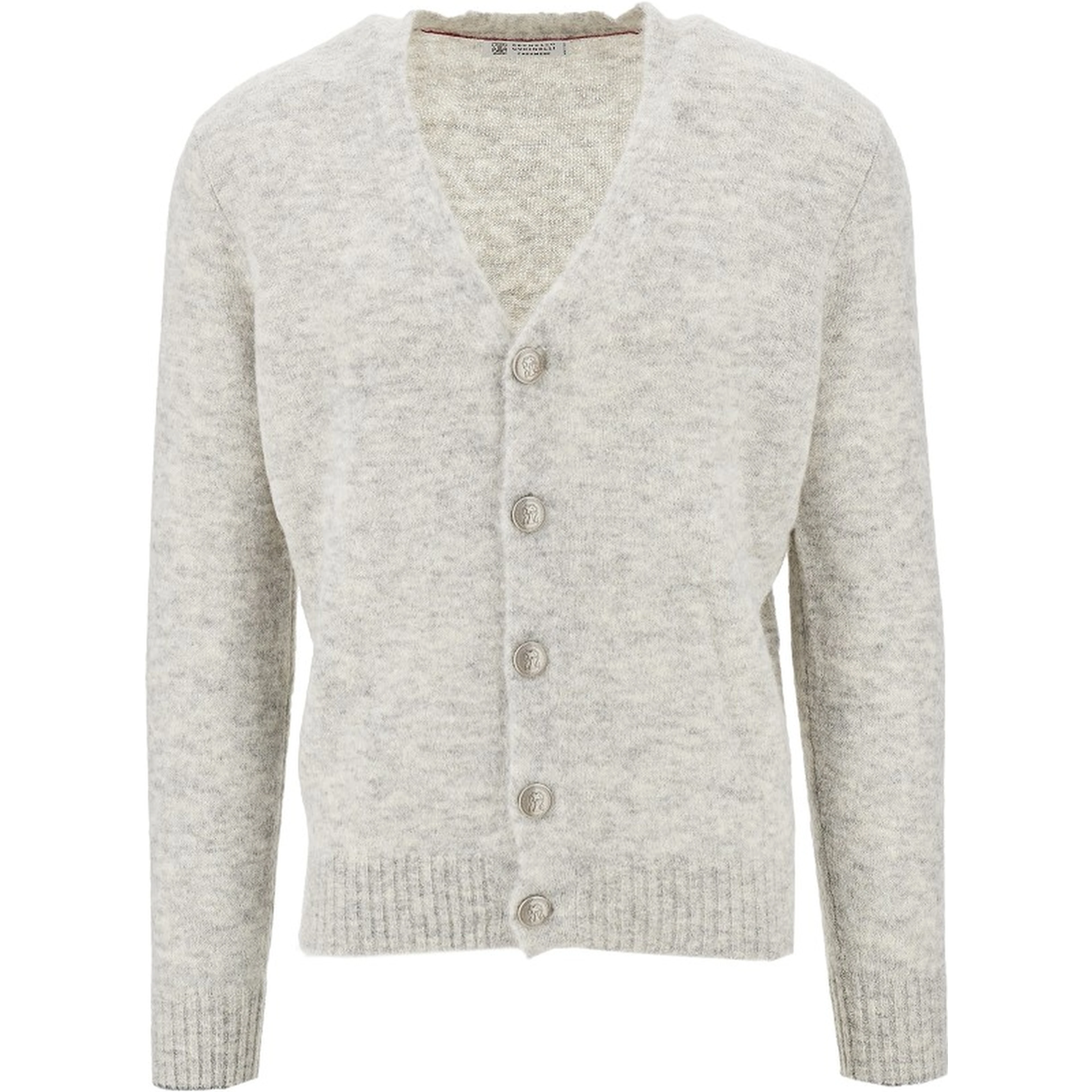 Alpaca and cashmere blend cardigan