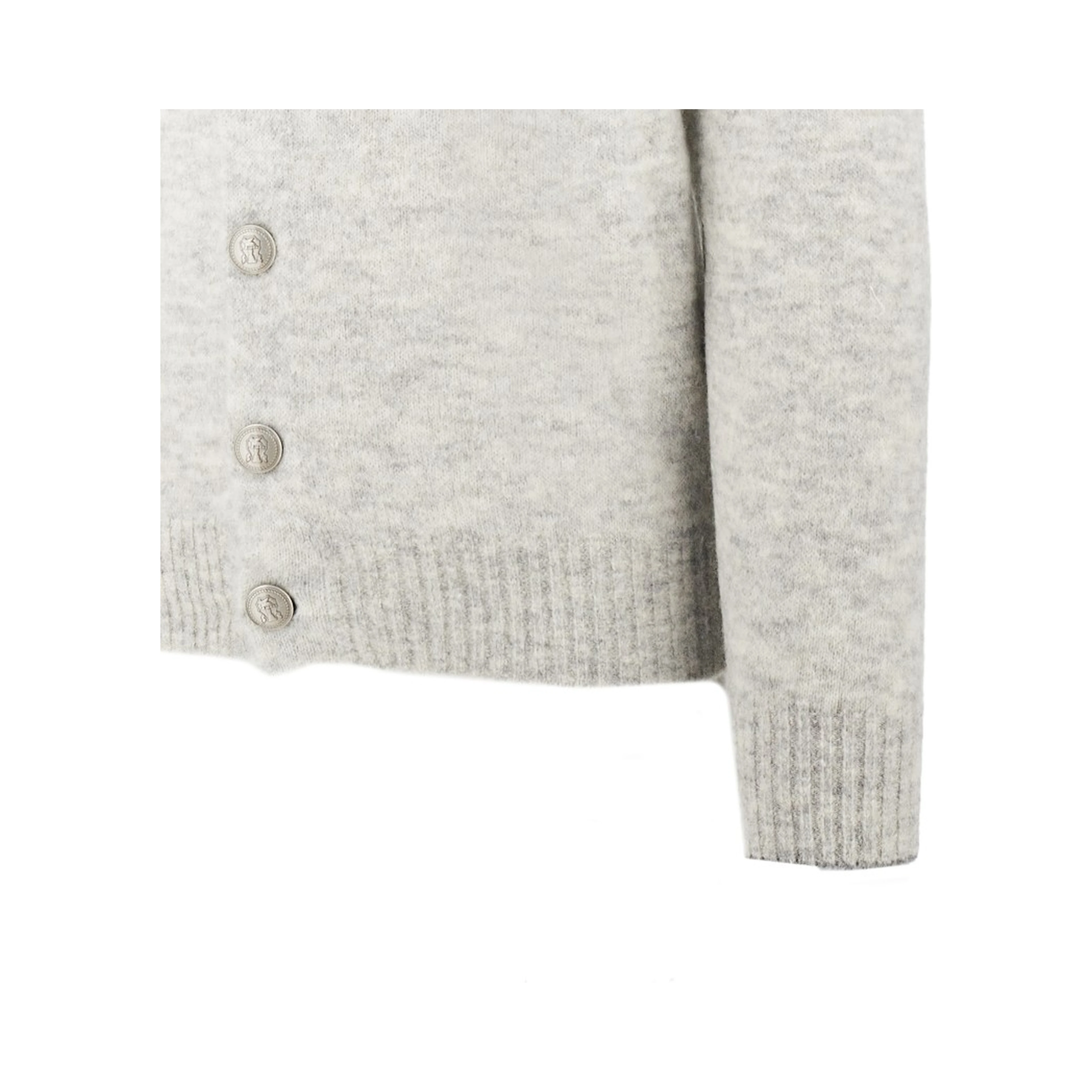 Alpaca and cashmere blend cardigan