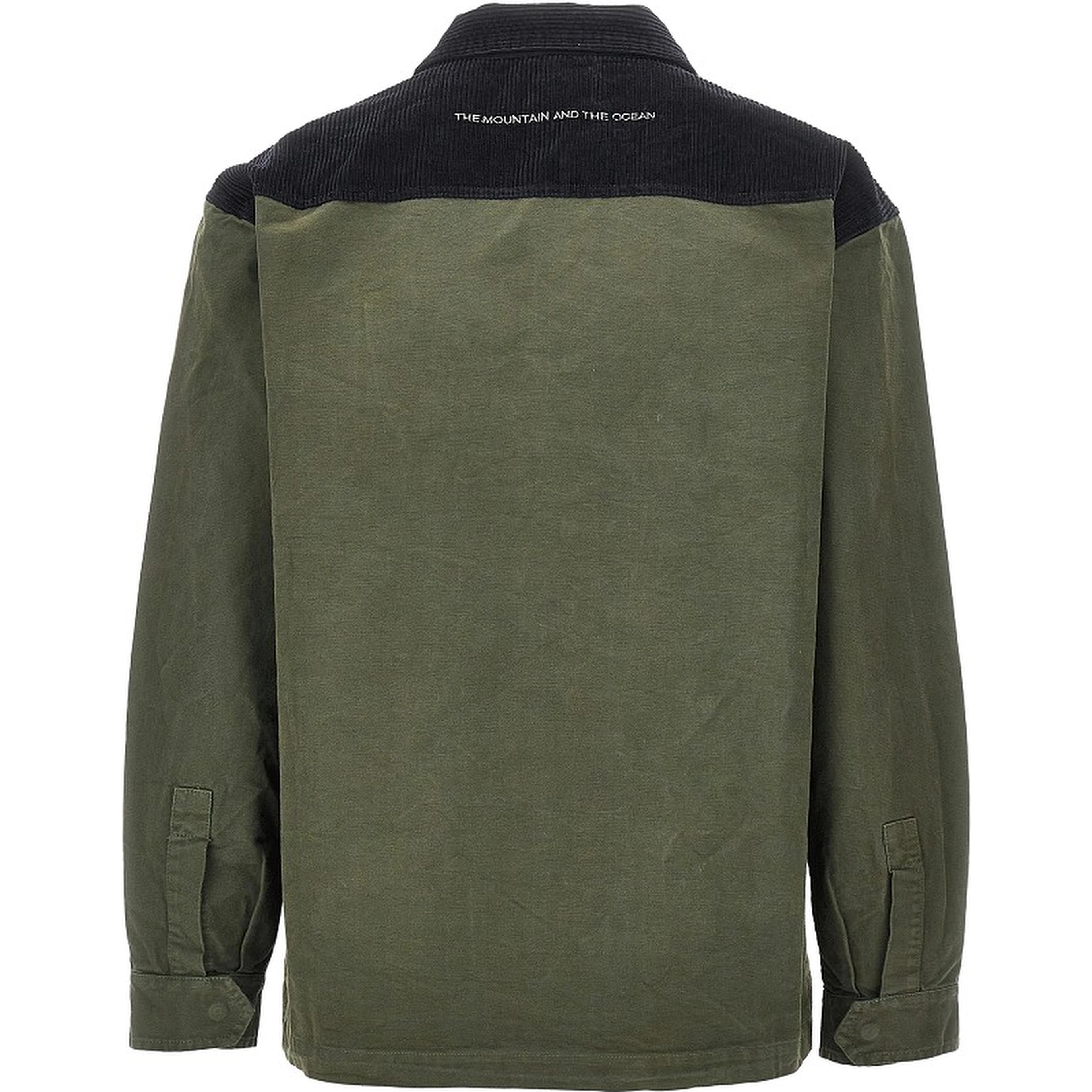 Canvas and corduroy saharienne jacket