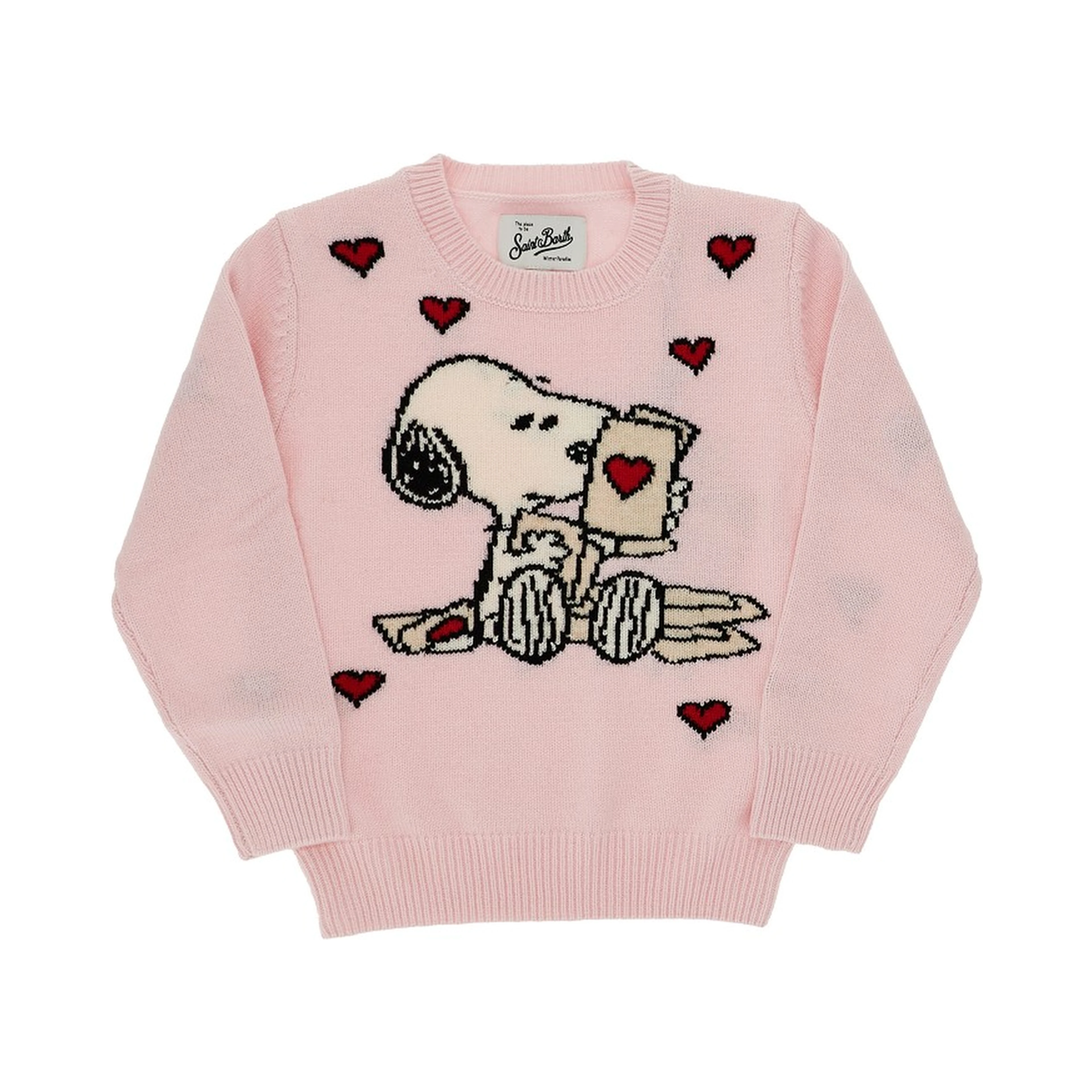 Snoopy intarsia 'Princess' sweater