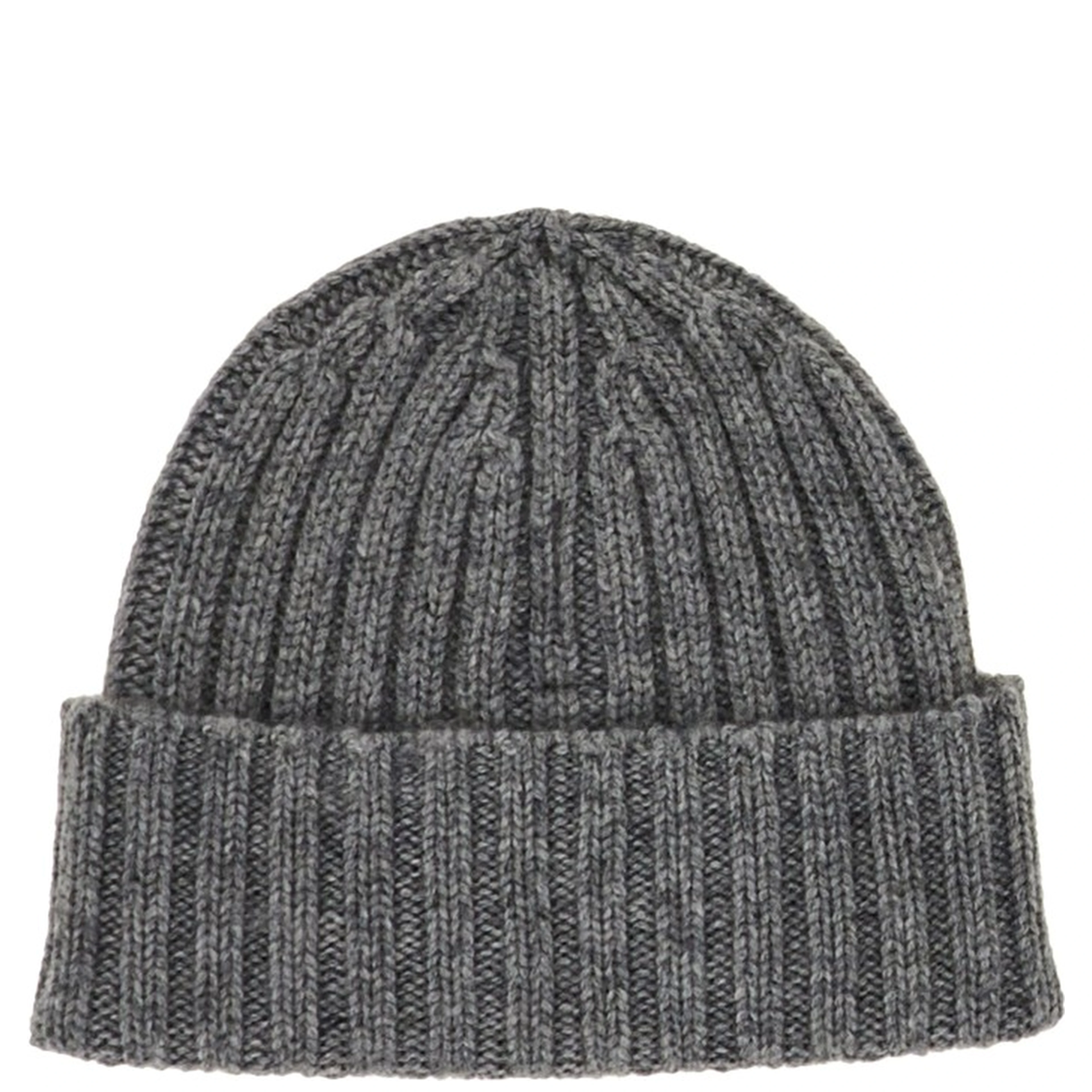 Wool-blend beanie hat with logo embroidery
