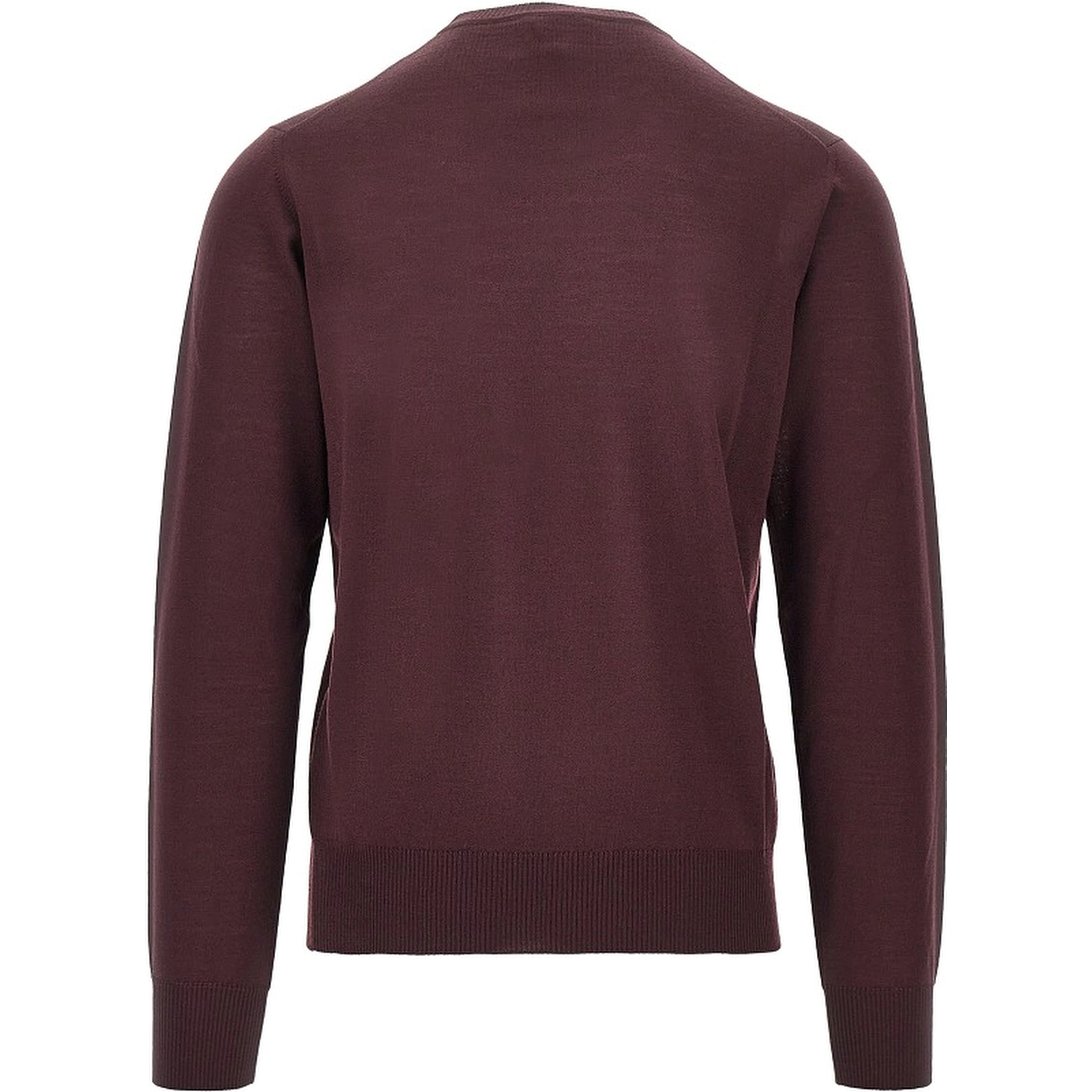 Virgin wool sweater with Eagle embroidery