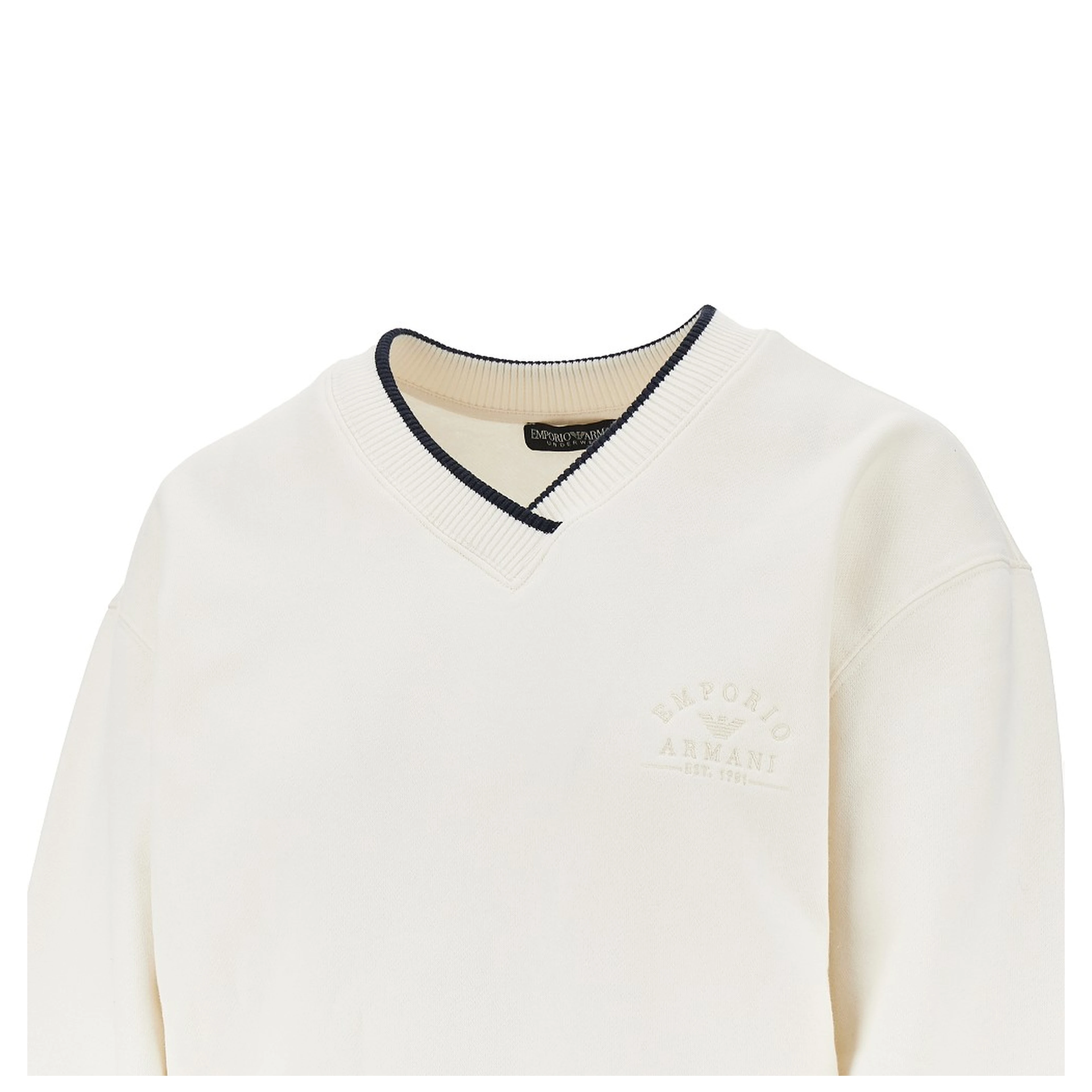 V-neck sweatshirt