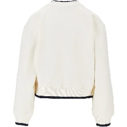V-neck sweatshirt