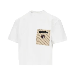 Corduroy pocket T-shirt