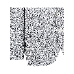 Chevron fabric single-breasted jacket