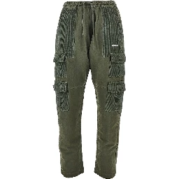 Canvas and corduroy cargo pants