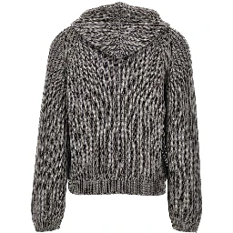 'Level' full-zip hooded cardigan