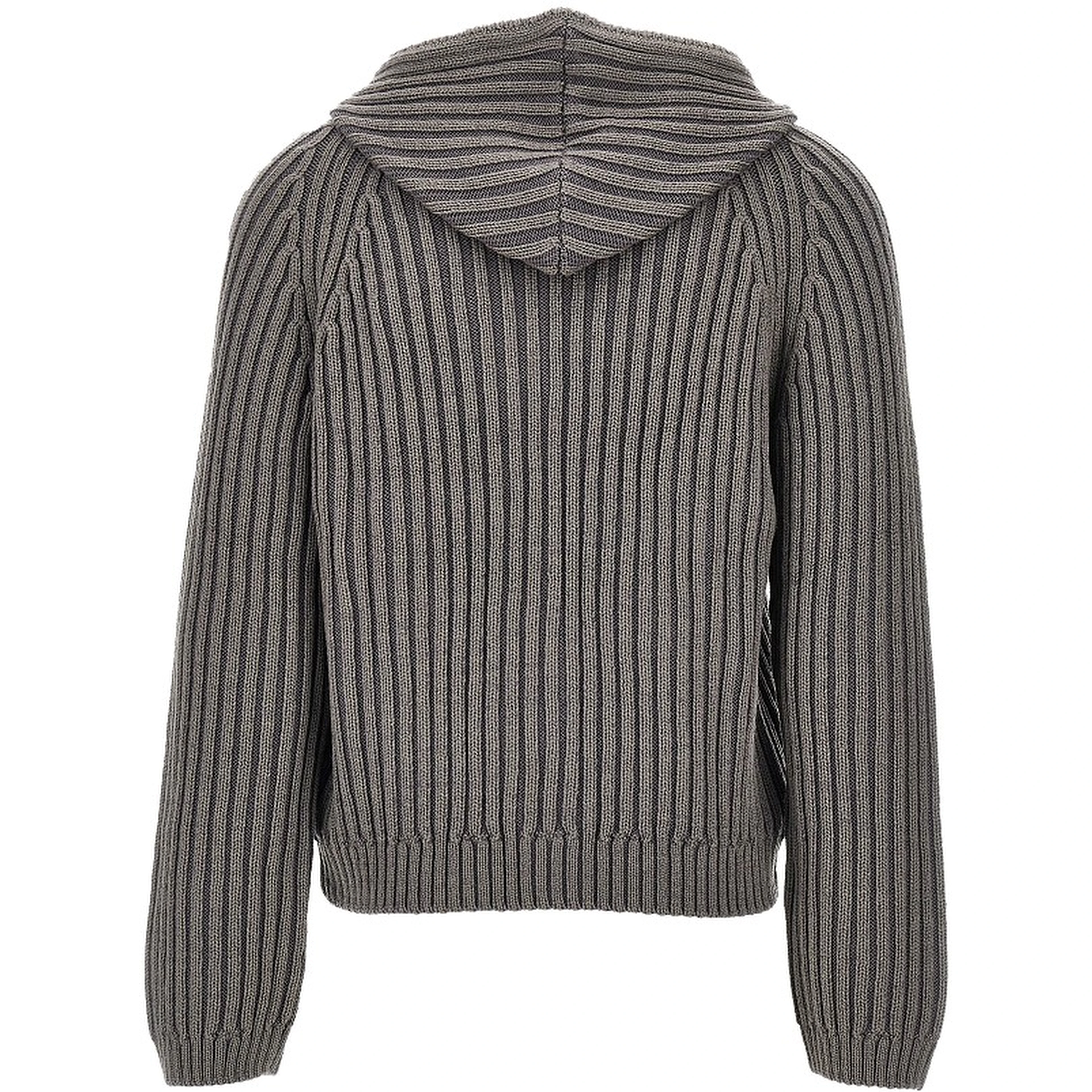 'Level' full-zip hooded cardigan
