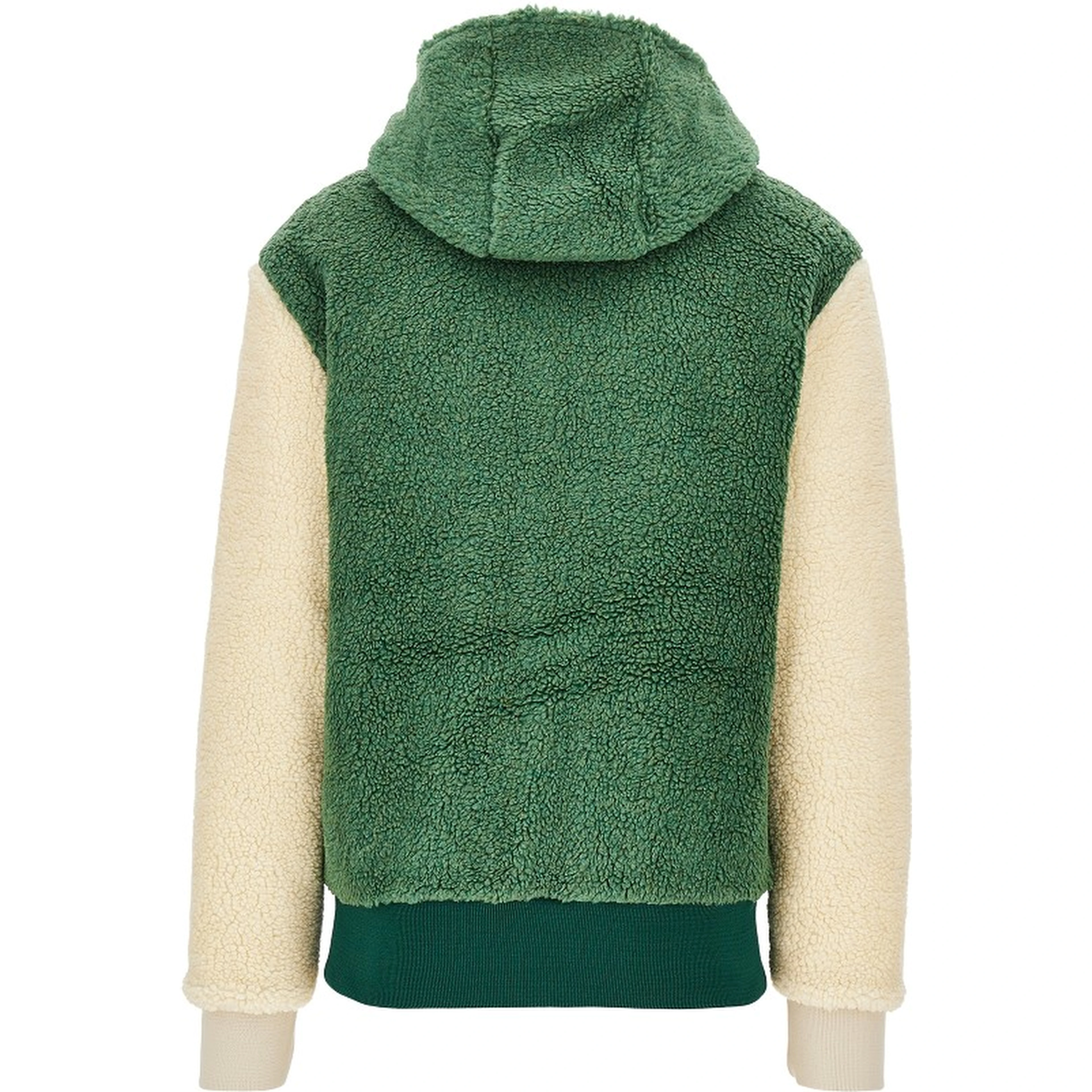 Color block sherpa blouson jacket